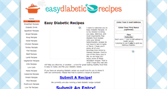 Desktop Screenshot of easy-diabetic-recipes.com